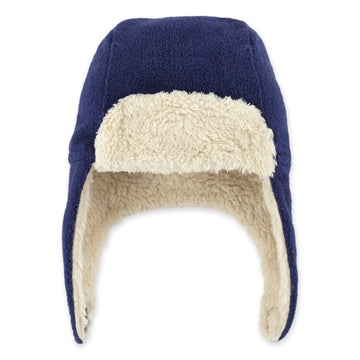 COZIE FLEECE TRAPPER HAT NAVY