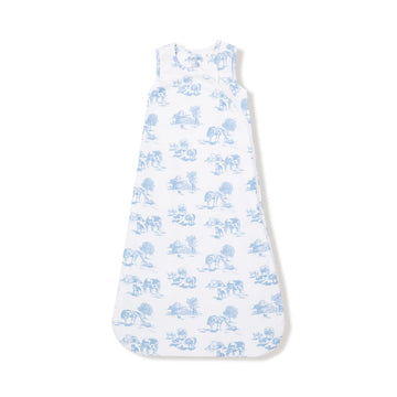 FARM TOILE BLUE SLEEP BAG