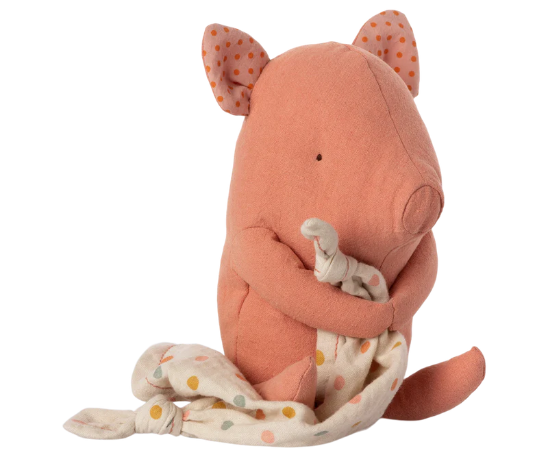 LULLABY PIG DUSTY ROSE