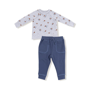 FOOTBALL FIELD FRENCH TERRY JOGGER SET