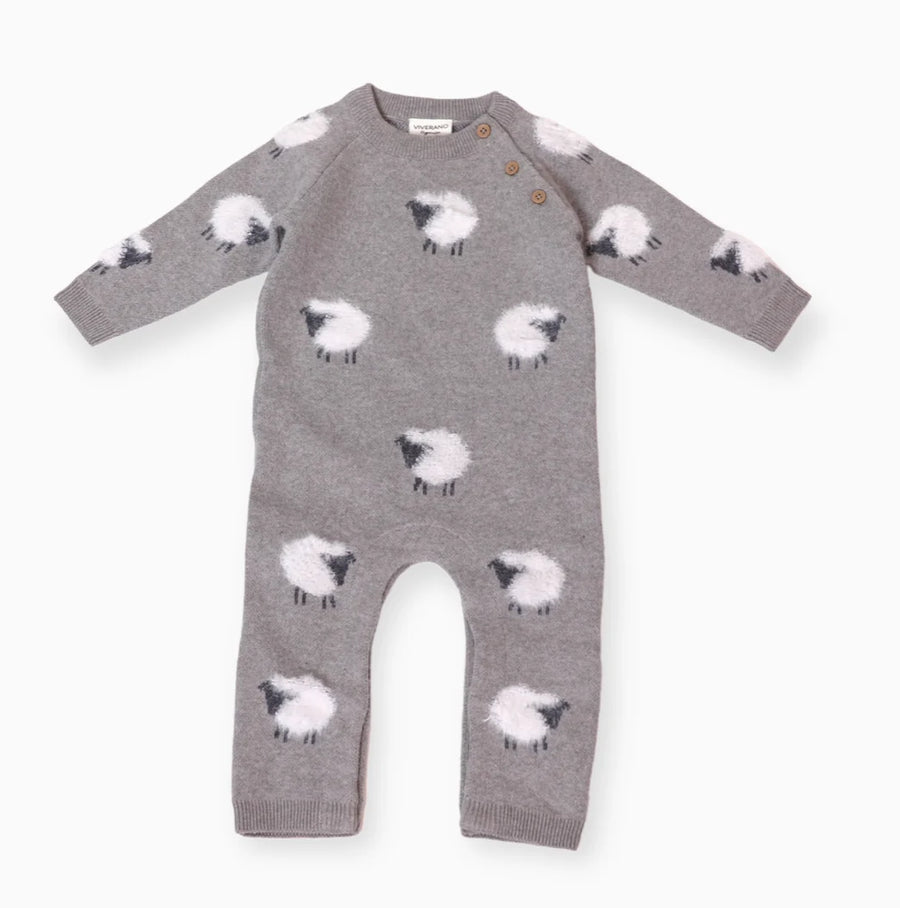 FURRY SHEEP ORGANIC COTTON JUMPSUIT