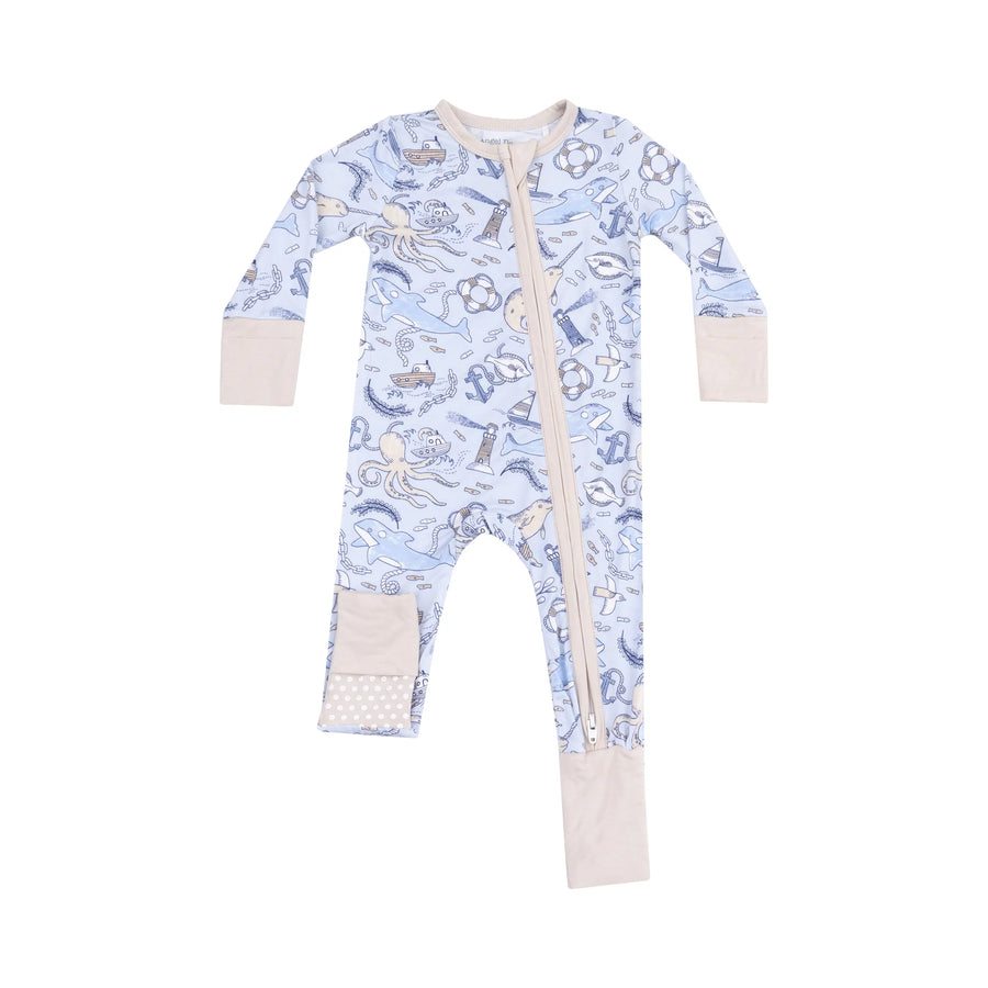 NAUTICAL NOTEBOOK BAMBOO CONVERTER ROMPER