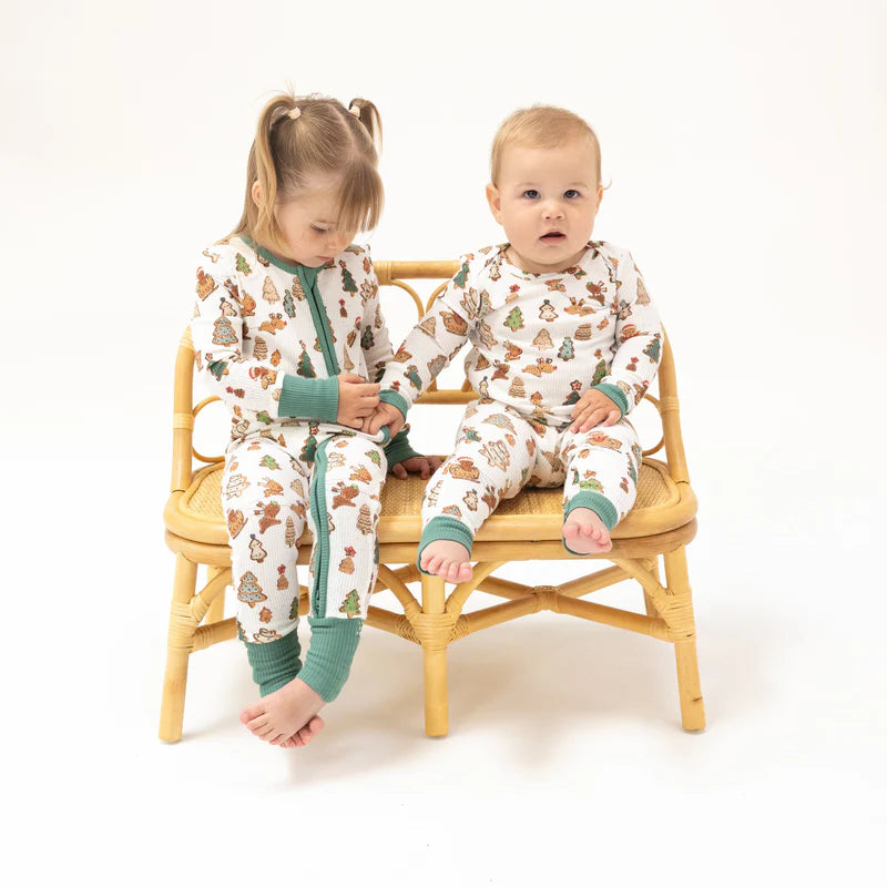 GINGERBREAD SLEIGH RIDE bamboo pajama set