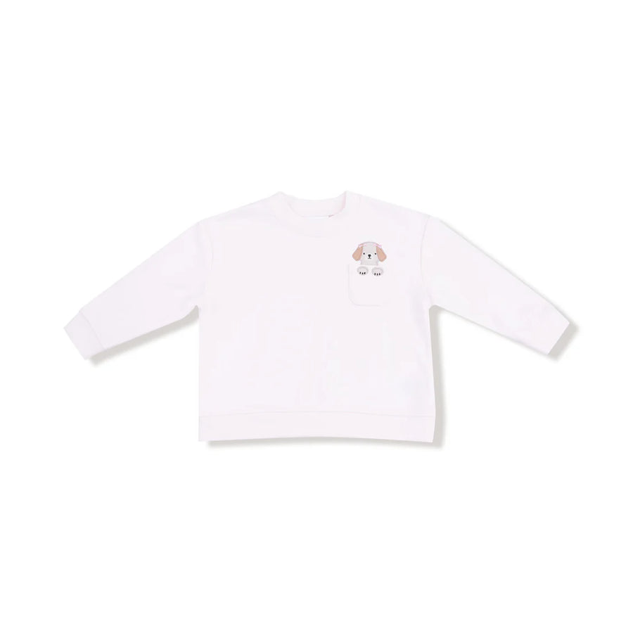 BEST FRIEND DOGS PINK SWEATSHIRT W/JOGGER