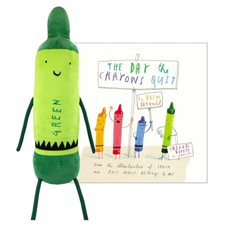 DAY CRAYONS QUIT PLUSH AND BOOK SET