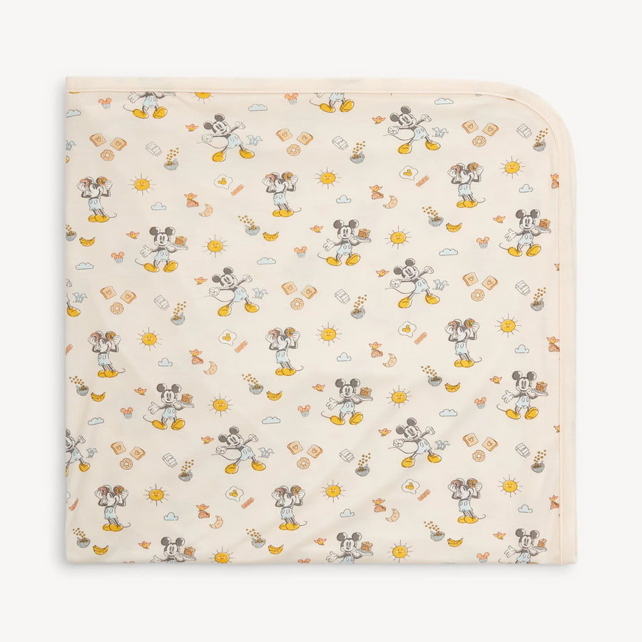 MICKEY'S BRUNCH swaddle blanket