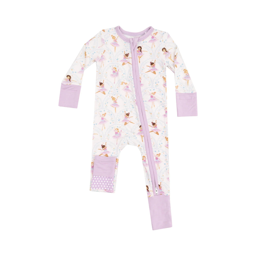 BOW BALLERINAS BAMBOO CONVERTER ROMPER