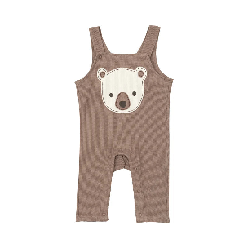 BABY BEAR APPLIQUE WITH SWEET BROWN BEARS BODYSUIT SETS