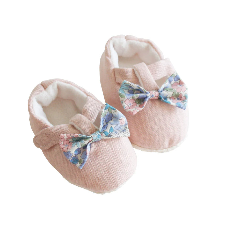 BOW BOOTIES LIBERTY BLUE