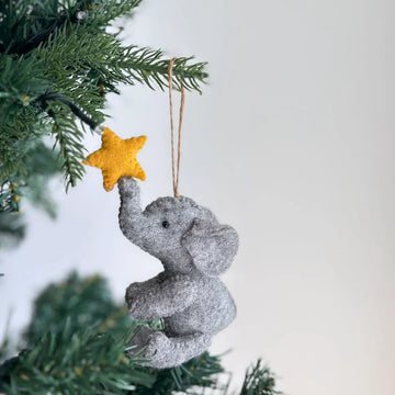 ORNAMENT ELEPHANT WITH STAR