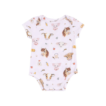 ANIMAL FACES BODYSUIT