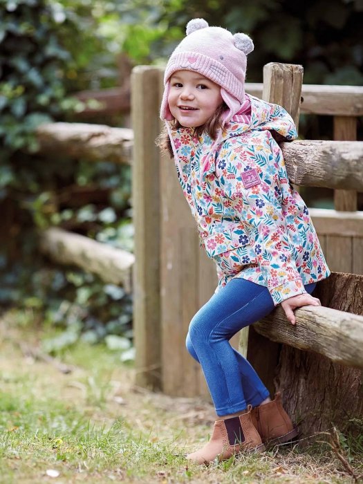 3 IN 1 FLORAL COZY RAINCOAT