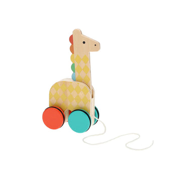 GIRAFFE WOODEN PULL TOY