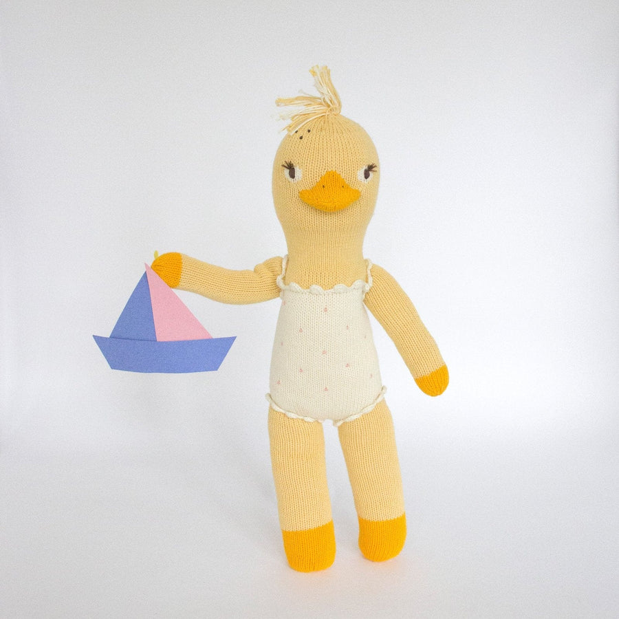 Lucille the Duck - Pink and Brown Boutique