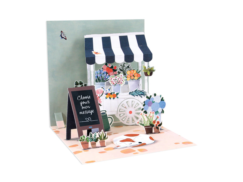 CARD FLOWER CART