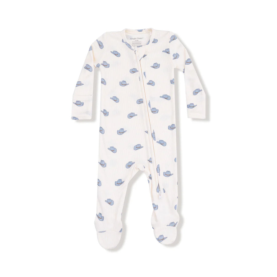 PETIT COWBOY HAT 2 WAY ZIPPER FOOTIE