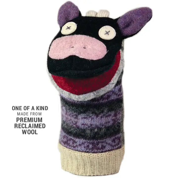COW HANDMADE PUPPET