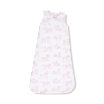 FARM TOILE PINK SLEEP BAG