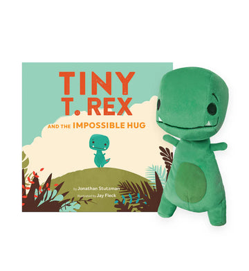 TINY TREX PLUSH AND BOOK SET