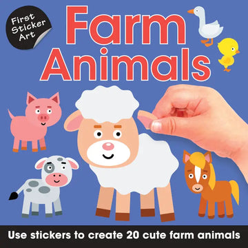 FIRST STICKER BOOK FARM ANIMALS