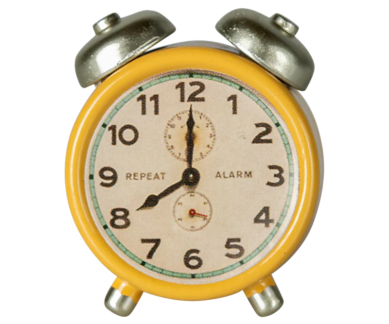 ALARM CLOCK MOUSE YELLOW