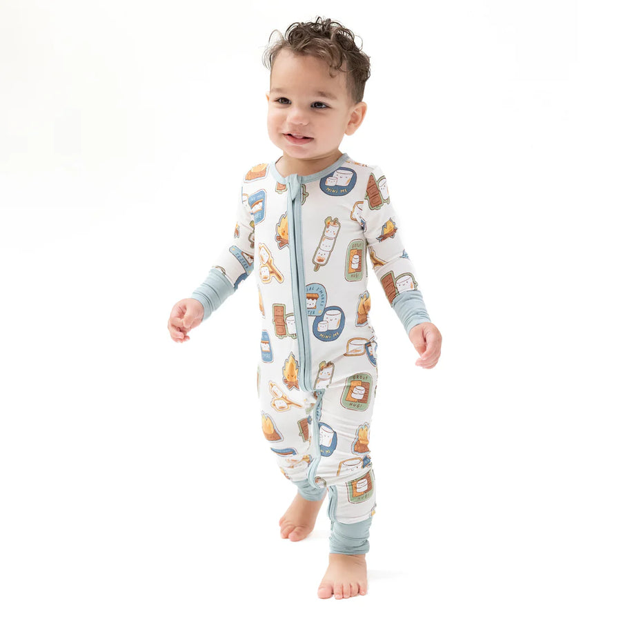 S'MORES BAMBOO CONVERTER ROMPER