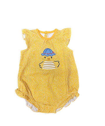 SUMMER CHICK SUNSUIT - Pink and Brown Boutique