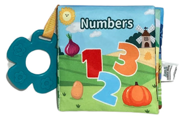 CLOTH BOOK WITH TEETHER NUMBERS