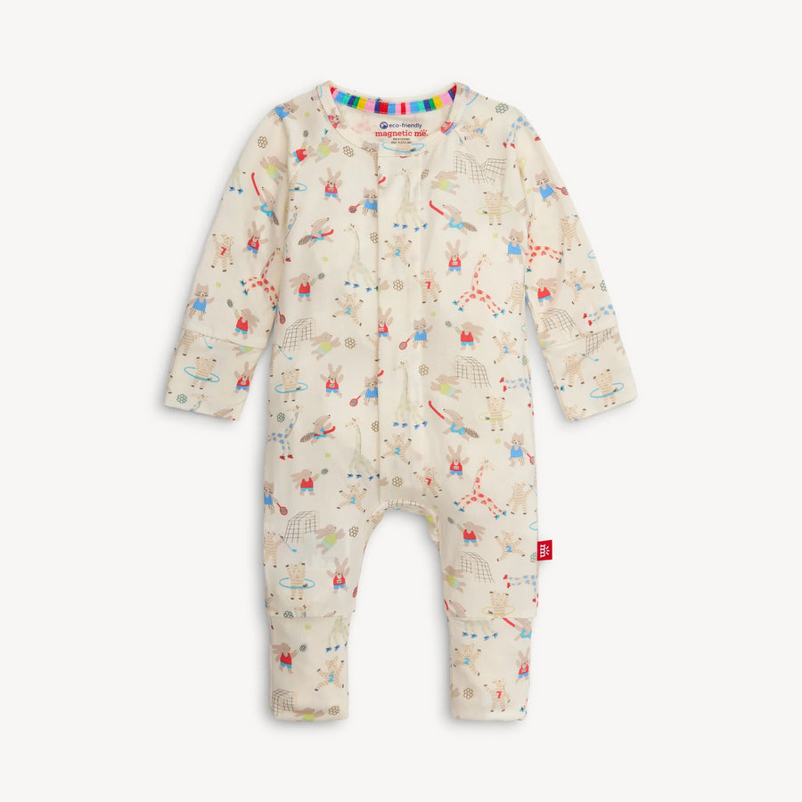 FURRY FIELD DAY MAGNETIC ROMPER