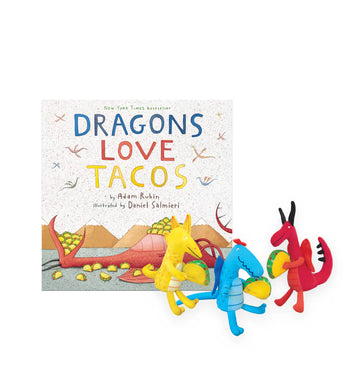 DRAGON LOVES TACO PLUSH AND BOOK SET