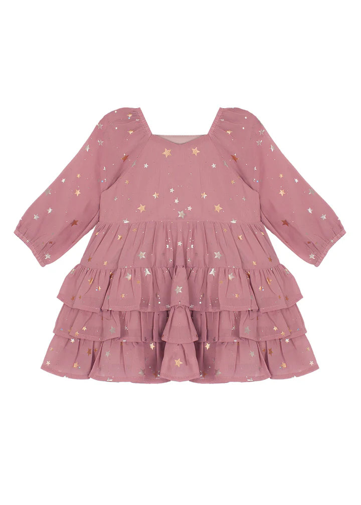 STARBRIGHT TIERED BABY DRESS