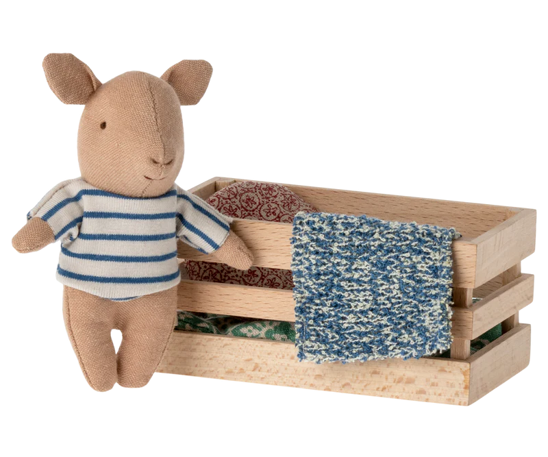 BOY PIG IN A BOX BLUE