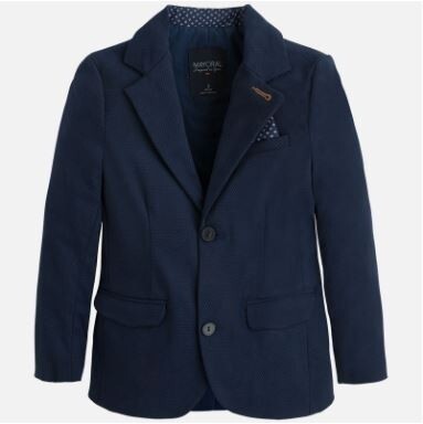 NAVY SUIT JACKET WITH PANT SET
