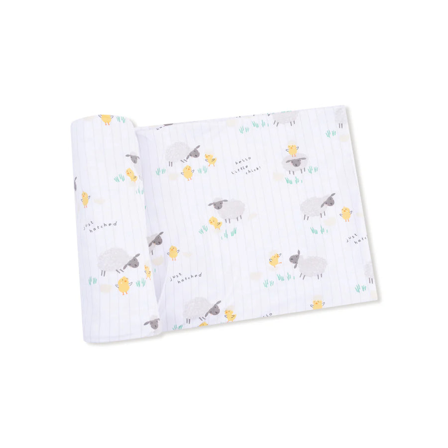 JUST HATCHED SWADDLE BLANKET