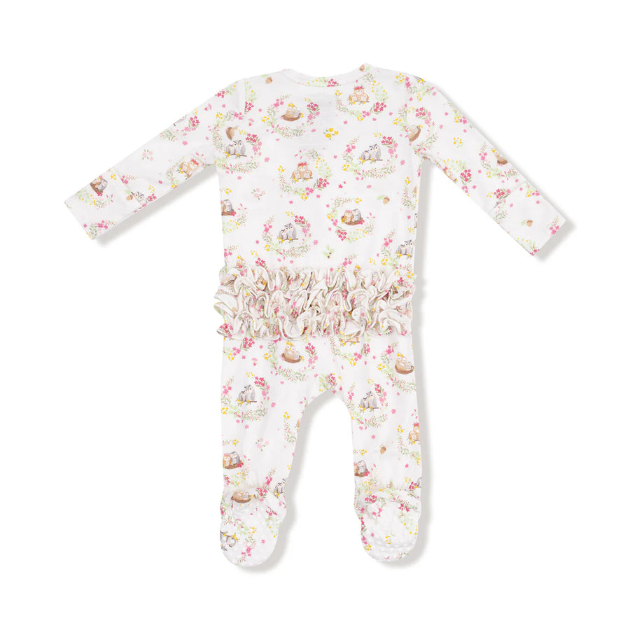 OWL FAMILY 2 WAY ZIPPER FOOTIE