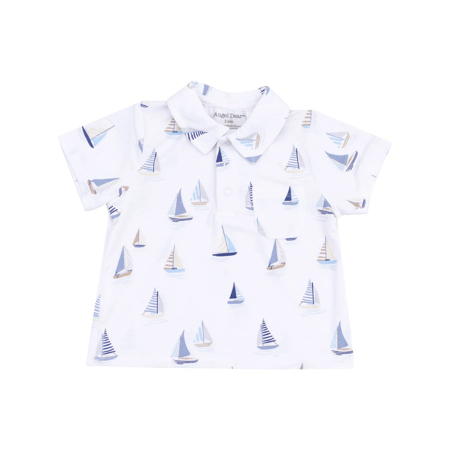 SAILBOATS BLUE BOY SET