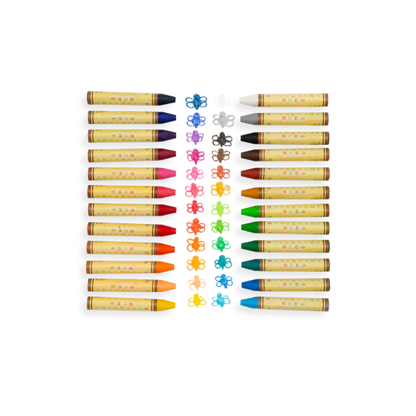 24 BRILLIANT BEE CRAYONS