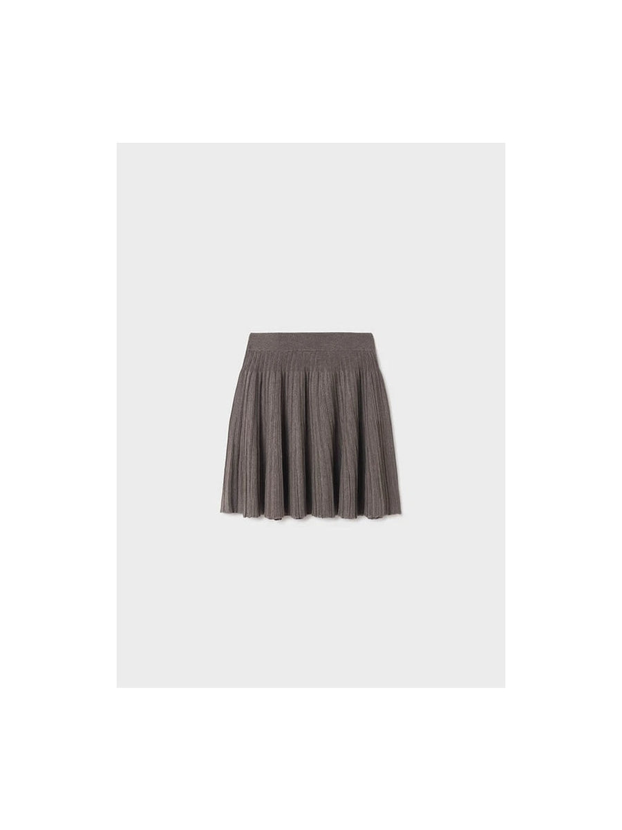 PLEATED KNIT SKIRT