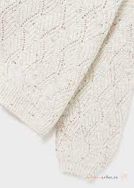 WHITE MULTICOLOR GIRL SWEATER