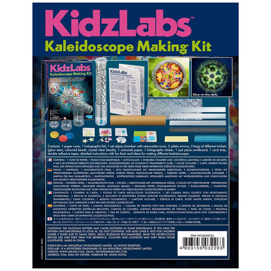 4M Kaleidoscope Making Kit-DIY Kits for Kids - Pink and Brown Boutique