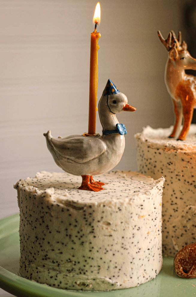 Goose Cake Topper - Pink and Brown Boutique