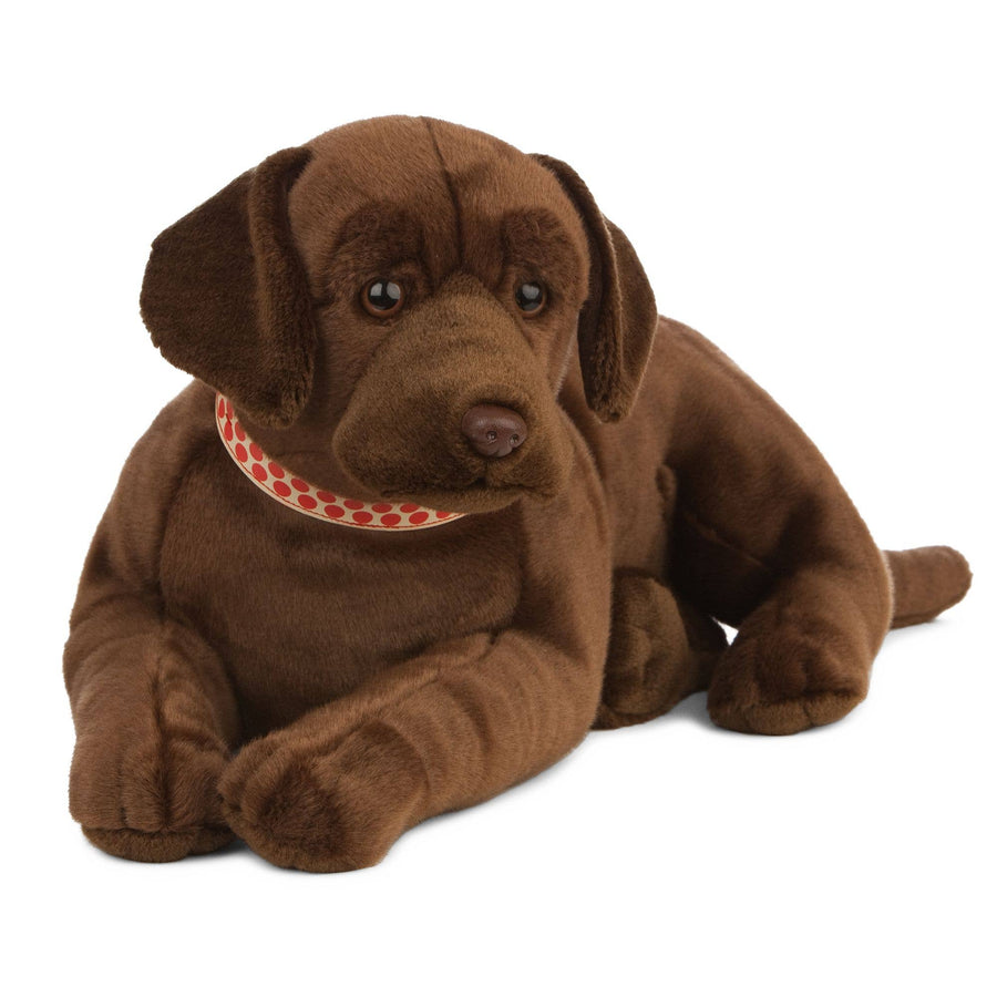 Large stuffed sale chocolate lab