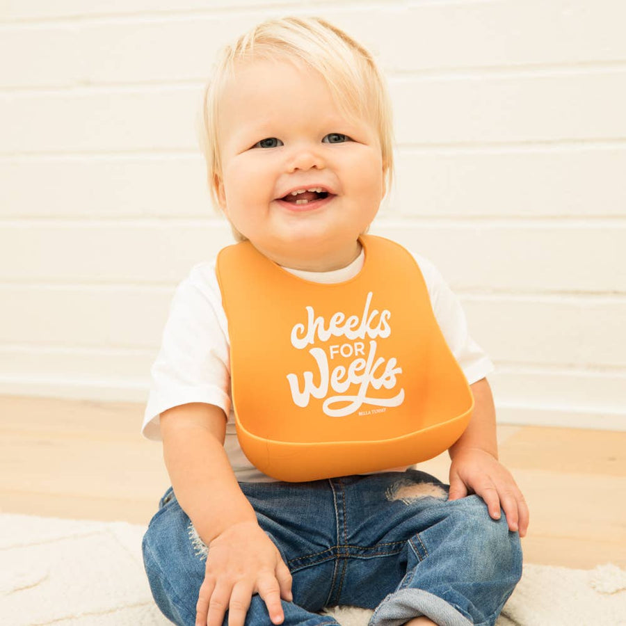 Cheeks For Weeks Wonder Bib - Pink and Brown Boutique