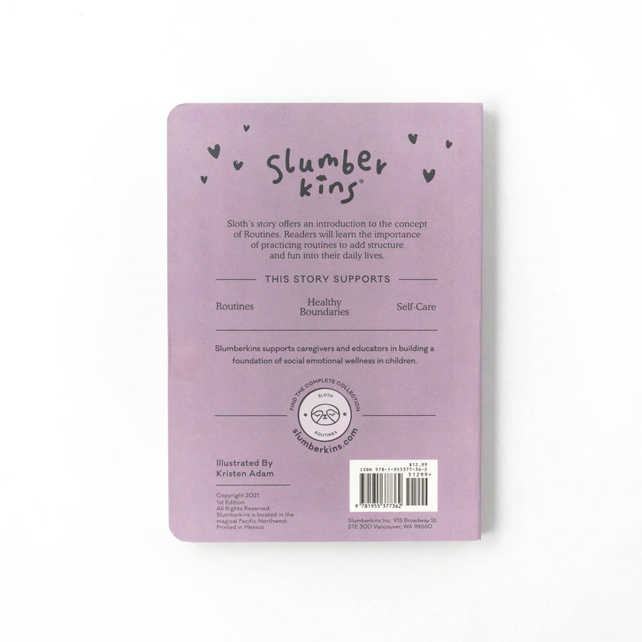 Sloth Snuggler + Intro Book - Routines - Pink and Brown Boutique