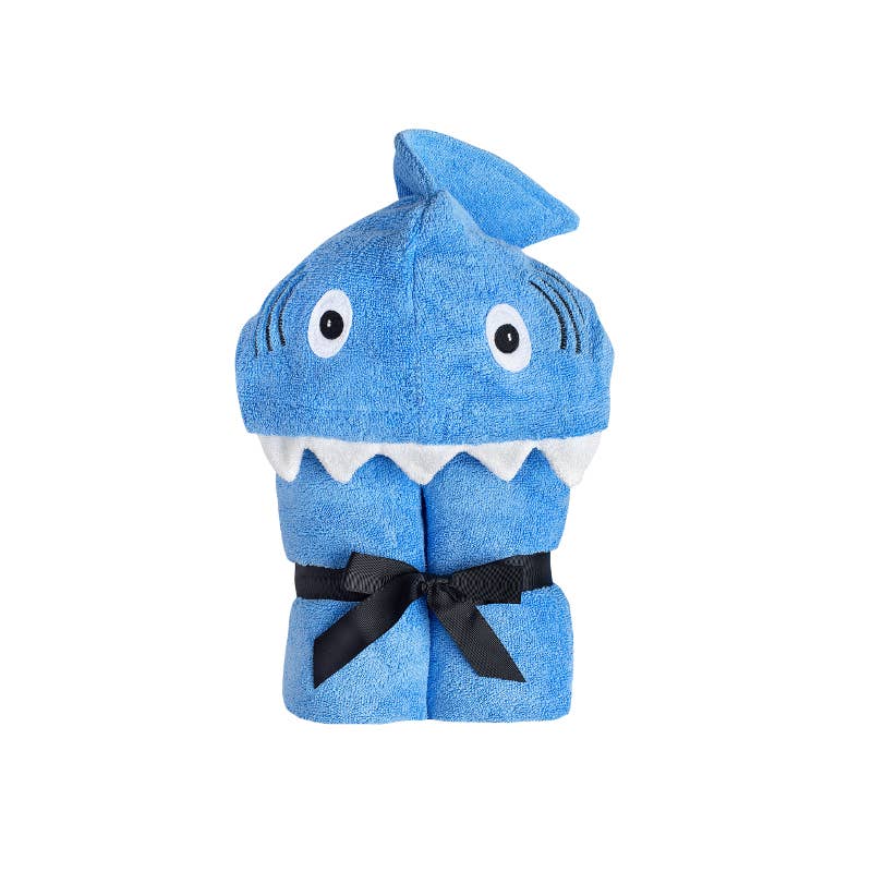 Blue Shark Hooded Towel