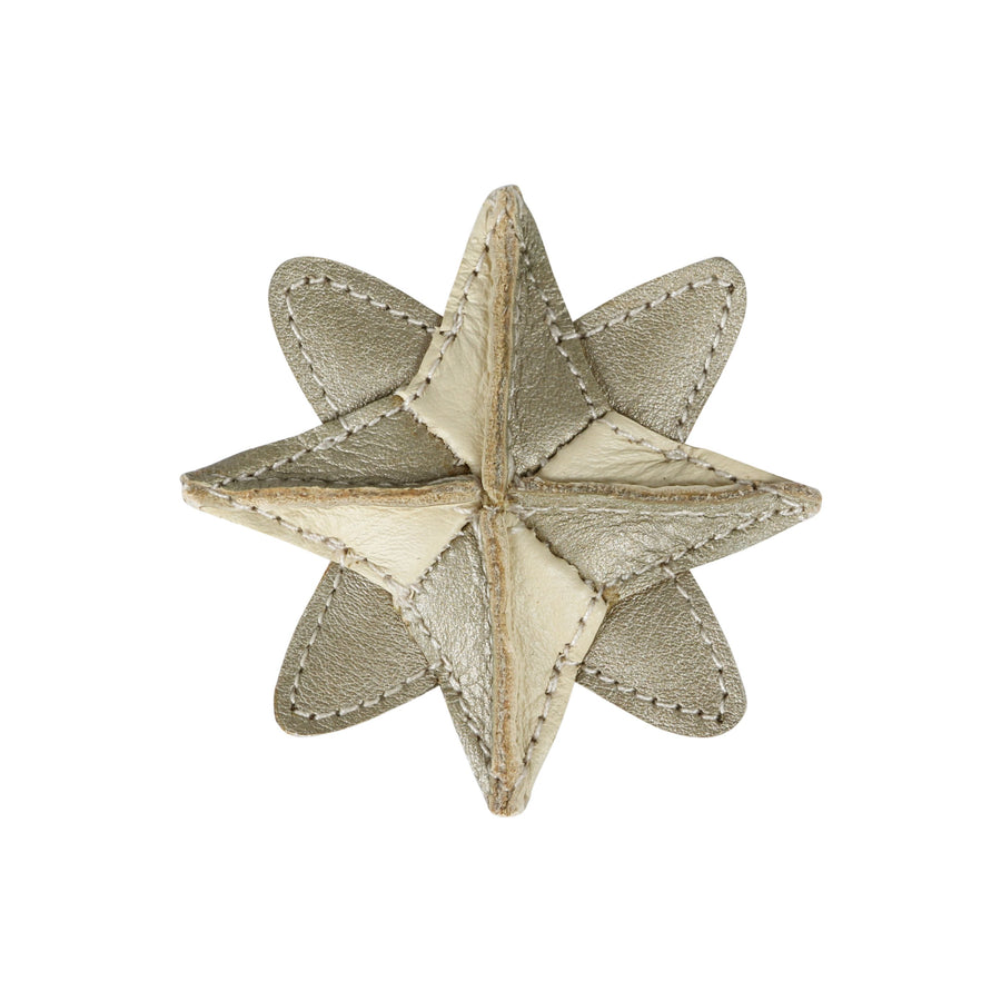 LEATHER STAR HAIR CLIP - Pink and Brown Boutique