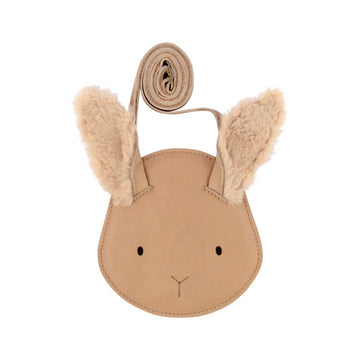 BRITTA EXCLUSIVE PURSE FLUFFY BUNNY - Pink and Brown Boutique