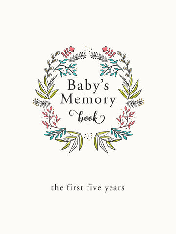 Classic Baby's Memory Book - Pink and Brown Boutique