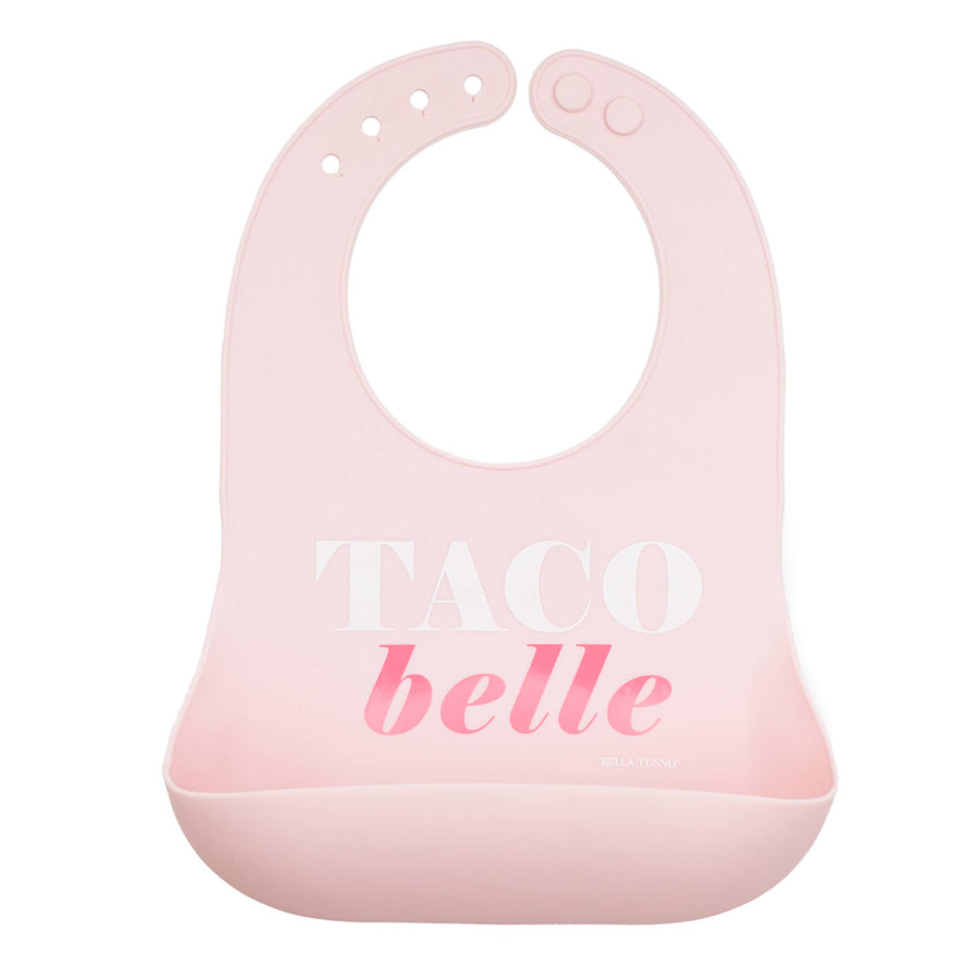 Taco Belle Wonder Bib - Pink and Brown Boutique