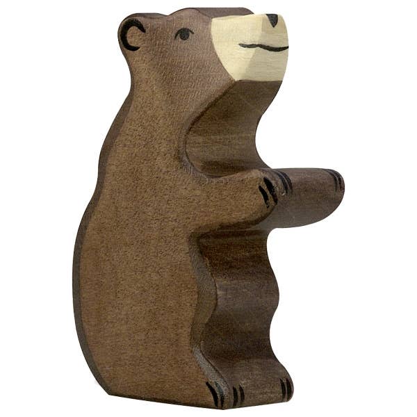 Brown bear, small, sitting - Pink and Brown Boutique